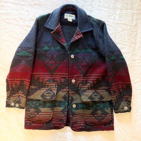 Vintage LL Bean Wool Coat - Picture 1 of 3